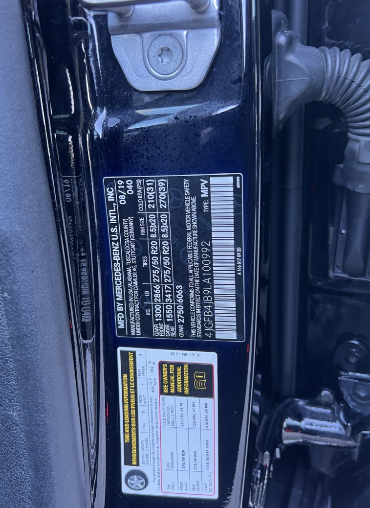 2020 Mercedes-Benz GLE GLE 350 RWD