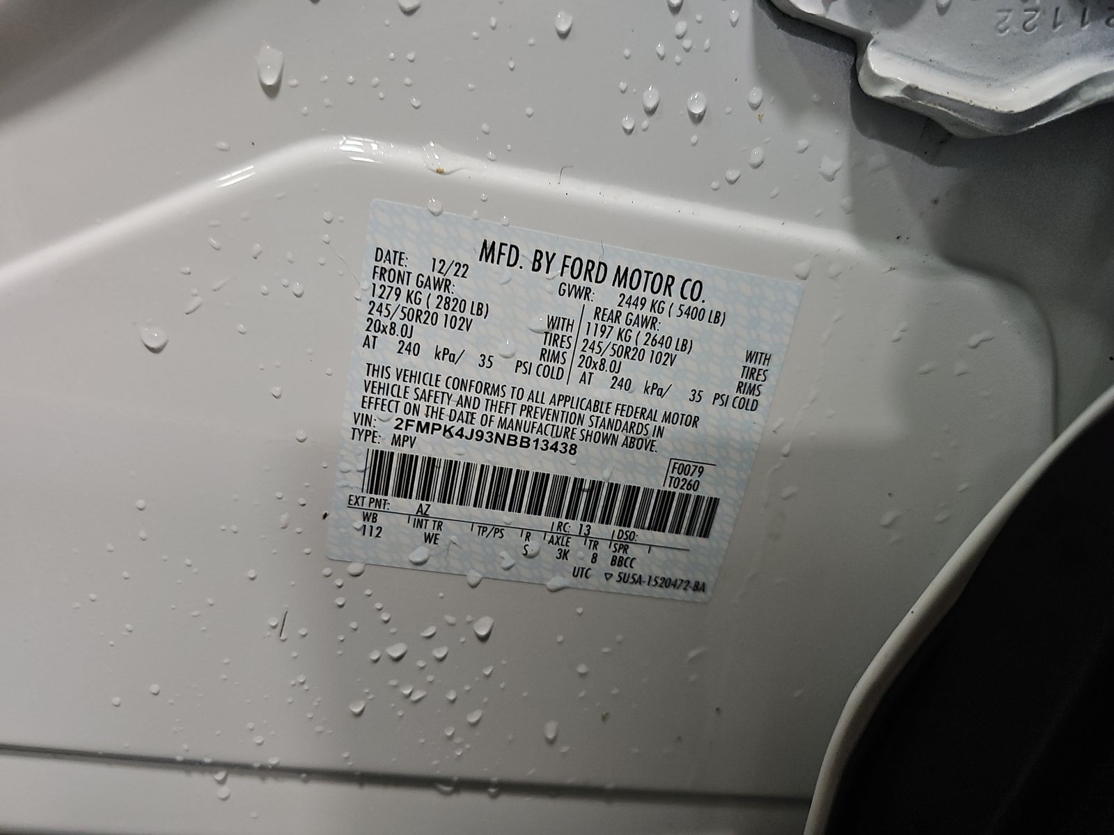 2022 Ford Edge ST-Line AWD