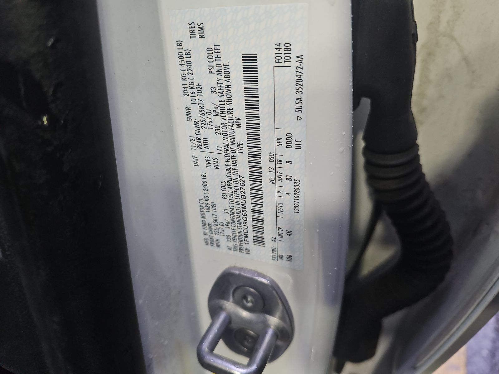 2021 Ford Escape SE AWD