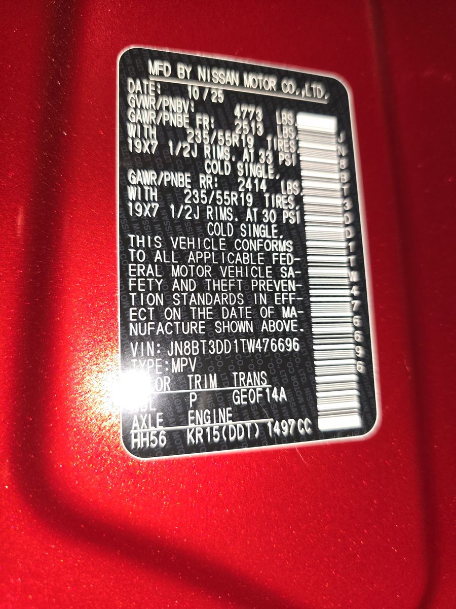 2026 Nissan Rogue Platinum AWD