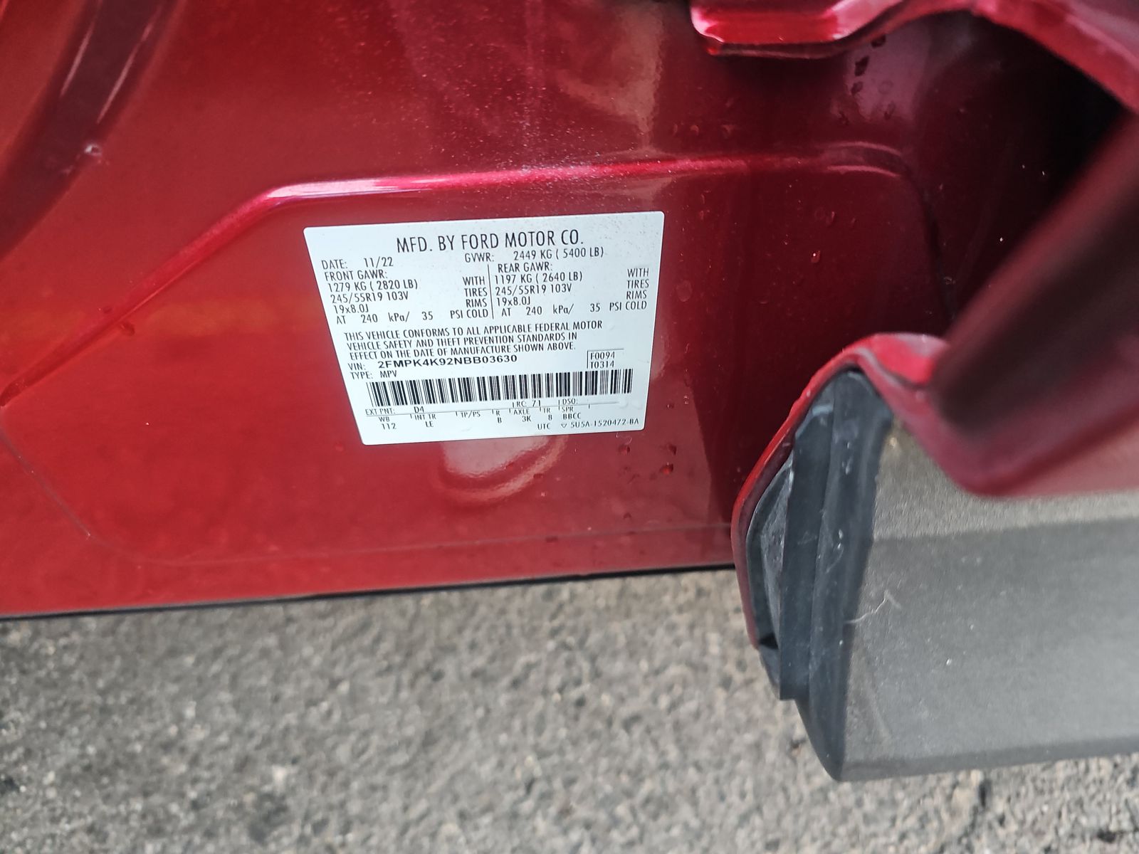 2022 Ford Edge Titanium AWD