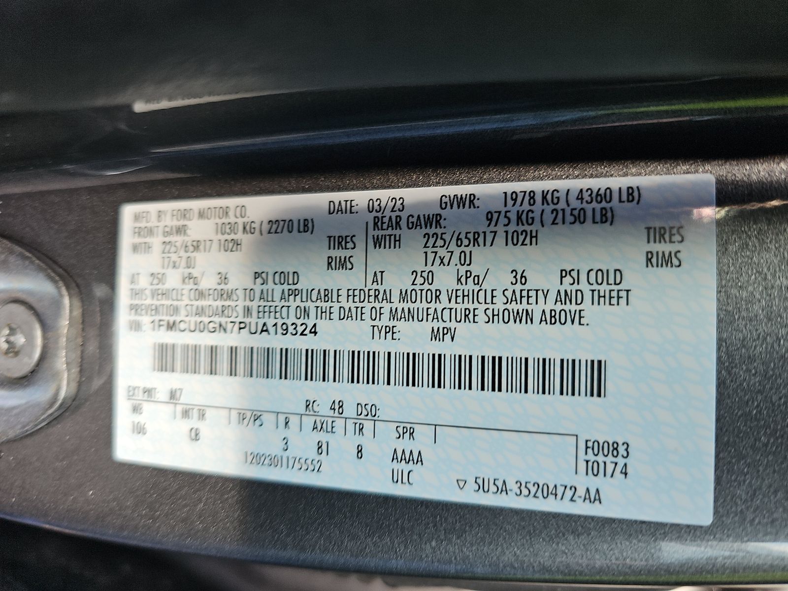 2023 Ford Escape Active FWD