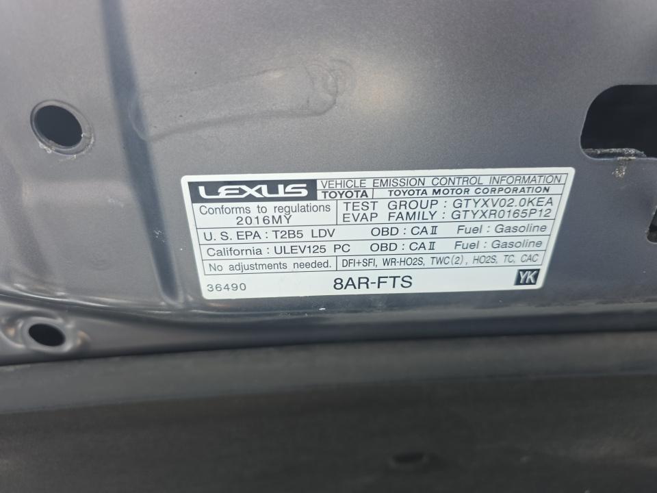 2016 Lexus IS IS 200t RWD