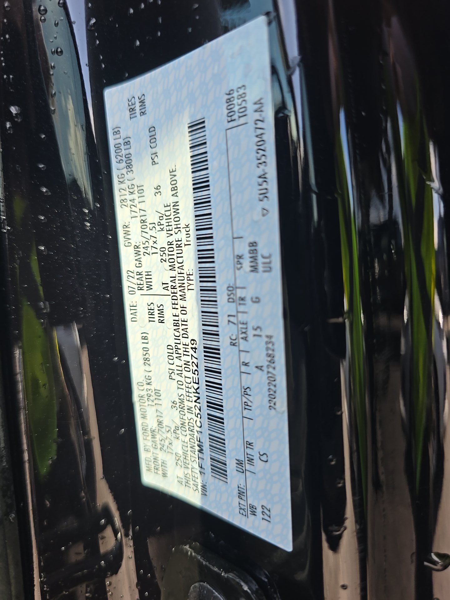 2022 Ford F-150 XL RWD