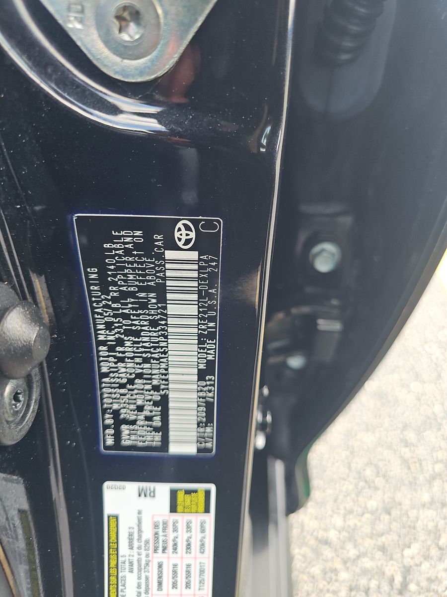 2022 Toyota Corolla LE FWD