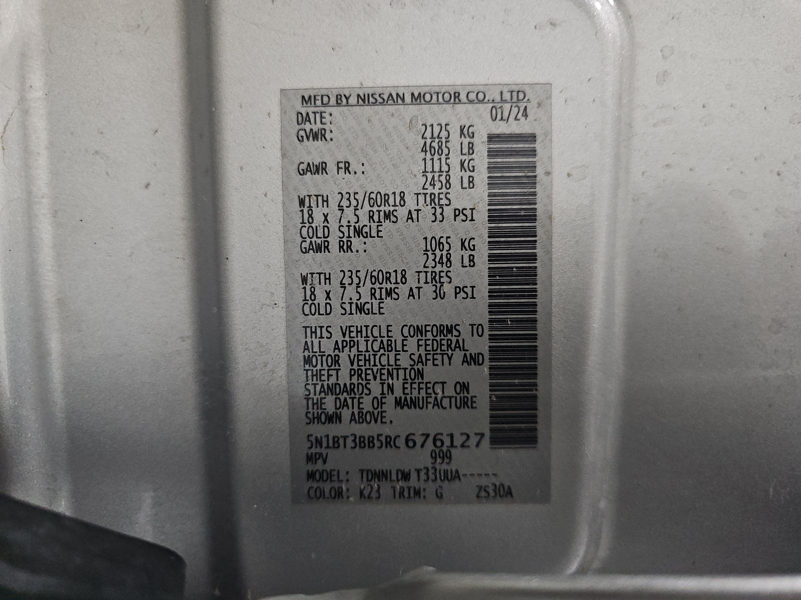 2024 Nissan Rogue SV AWD