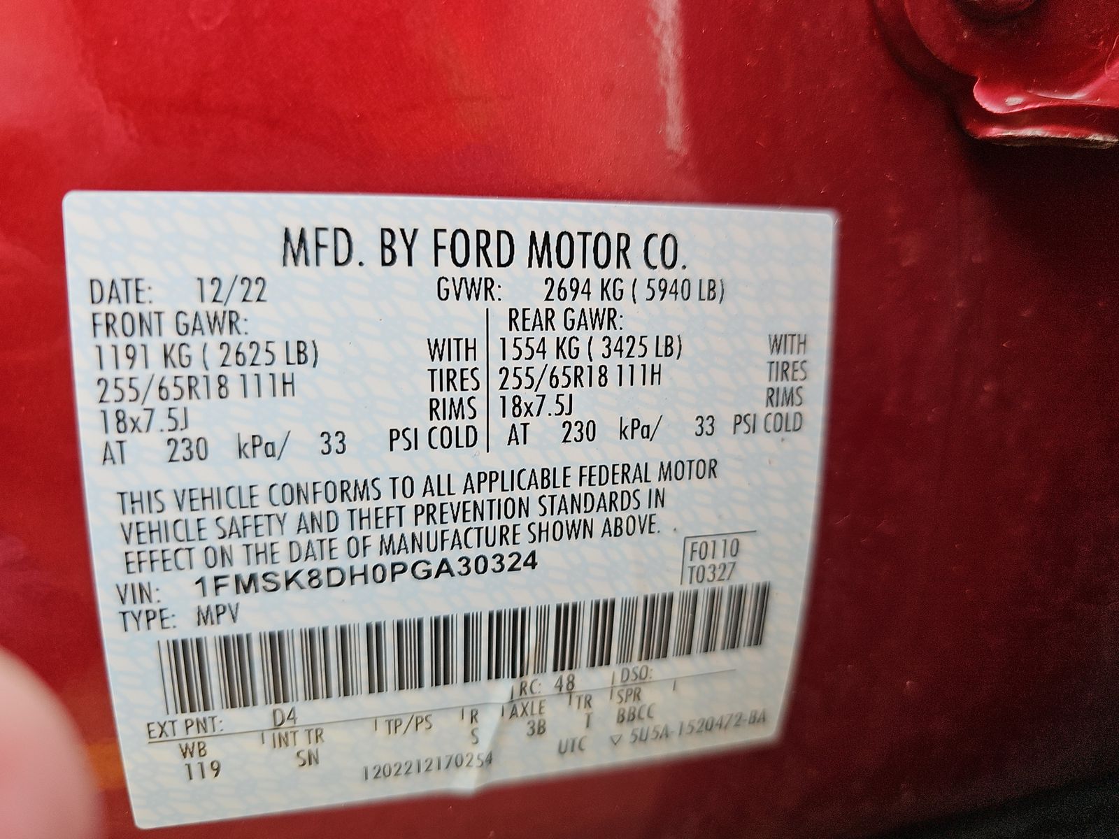 2023 Ford Explorer XLT AWD