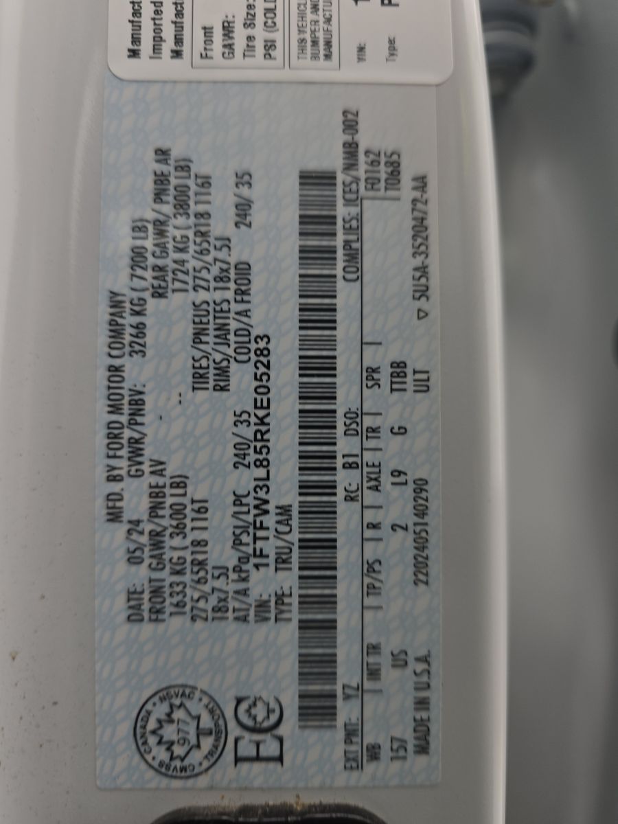 2024 Ford F-150 XLT AWD