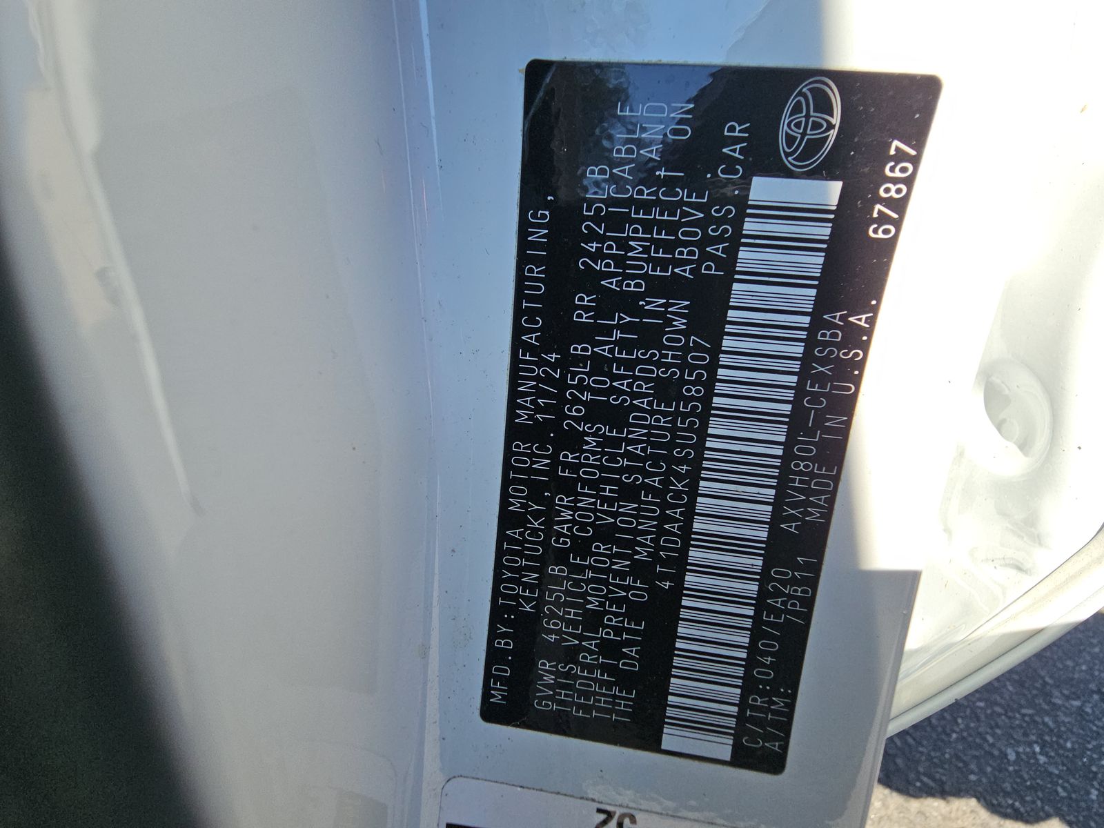 2025 Toyota Camry SE FWD