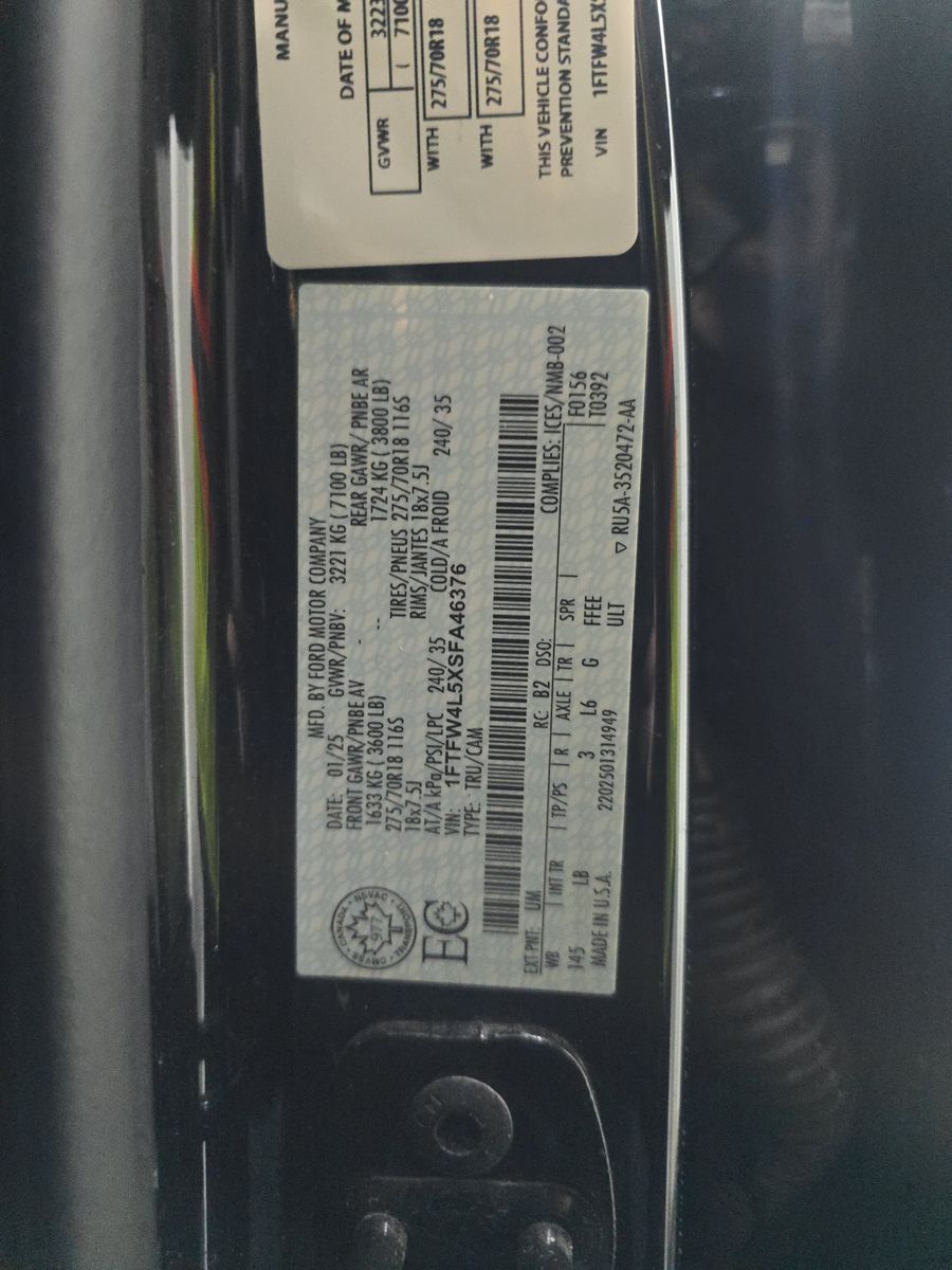 2025 Ford F-150 Tremor AWD