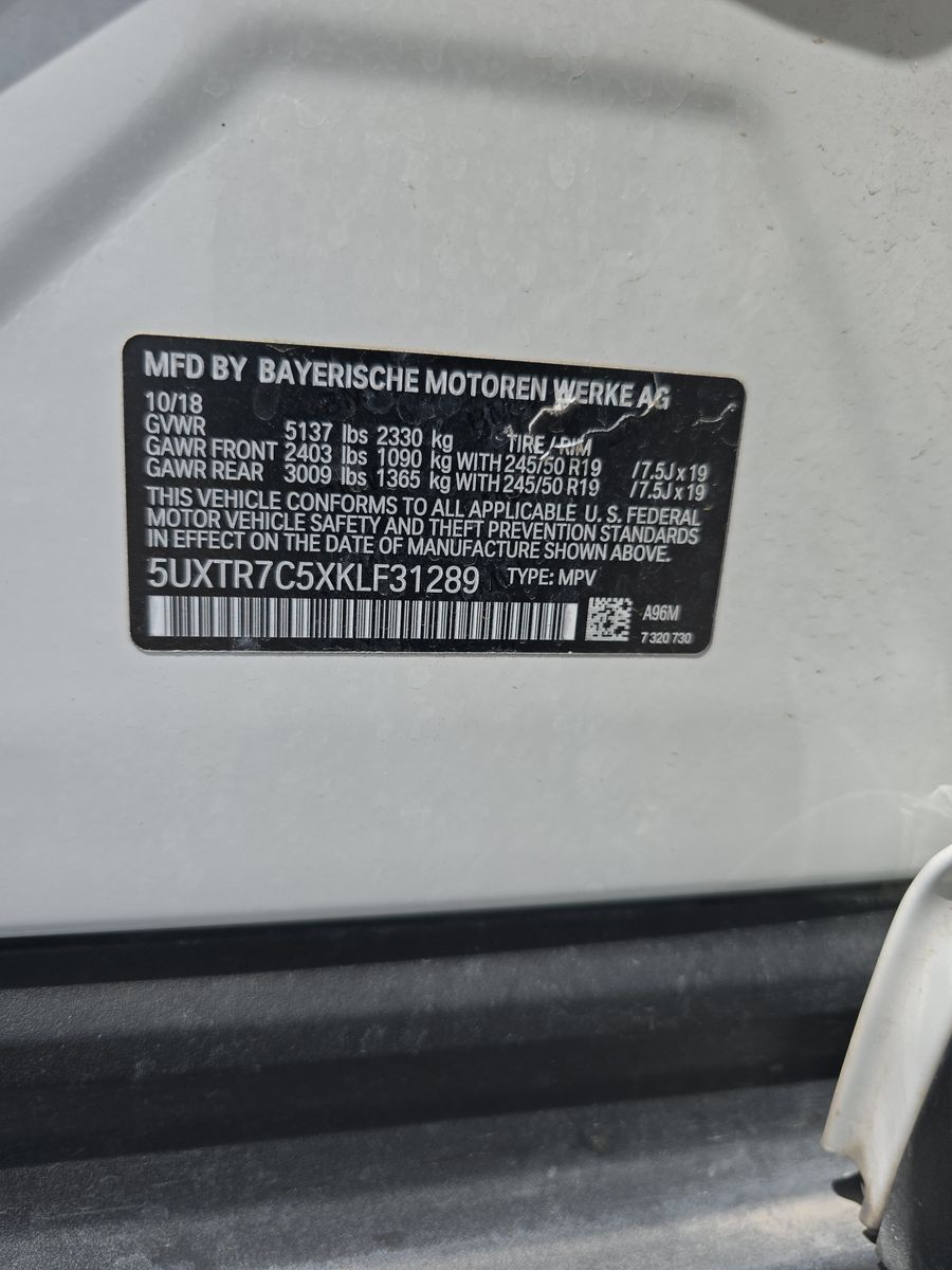 2019 BMW X3 sDrive30i RWD