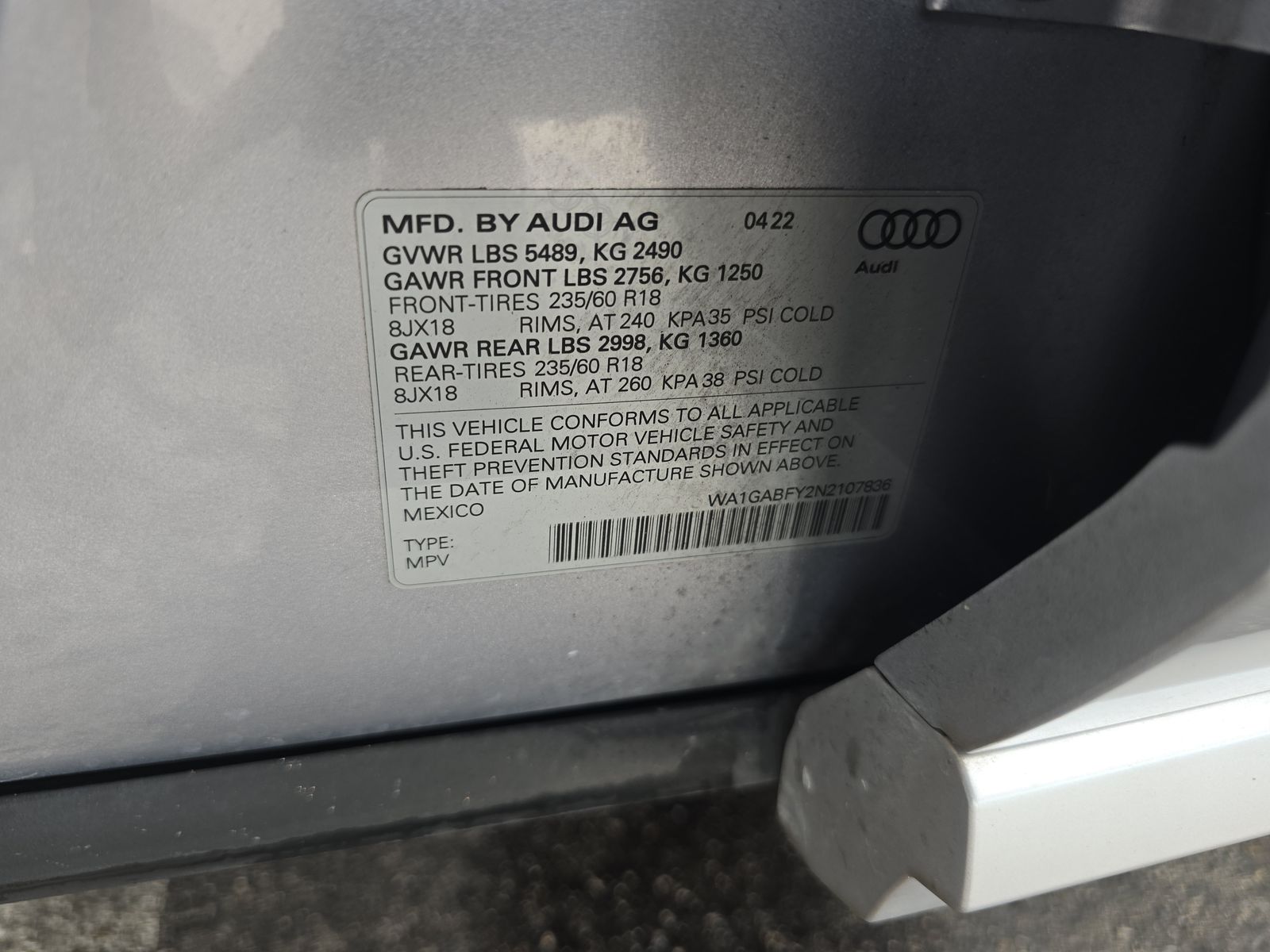 2022 Audi Q5 S line Premium AWD