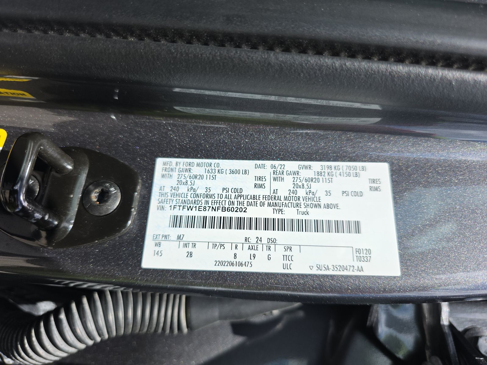 2022 Ford F-150 Lariat AWD