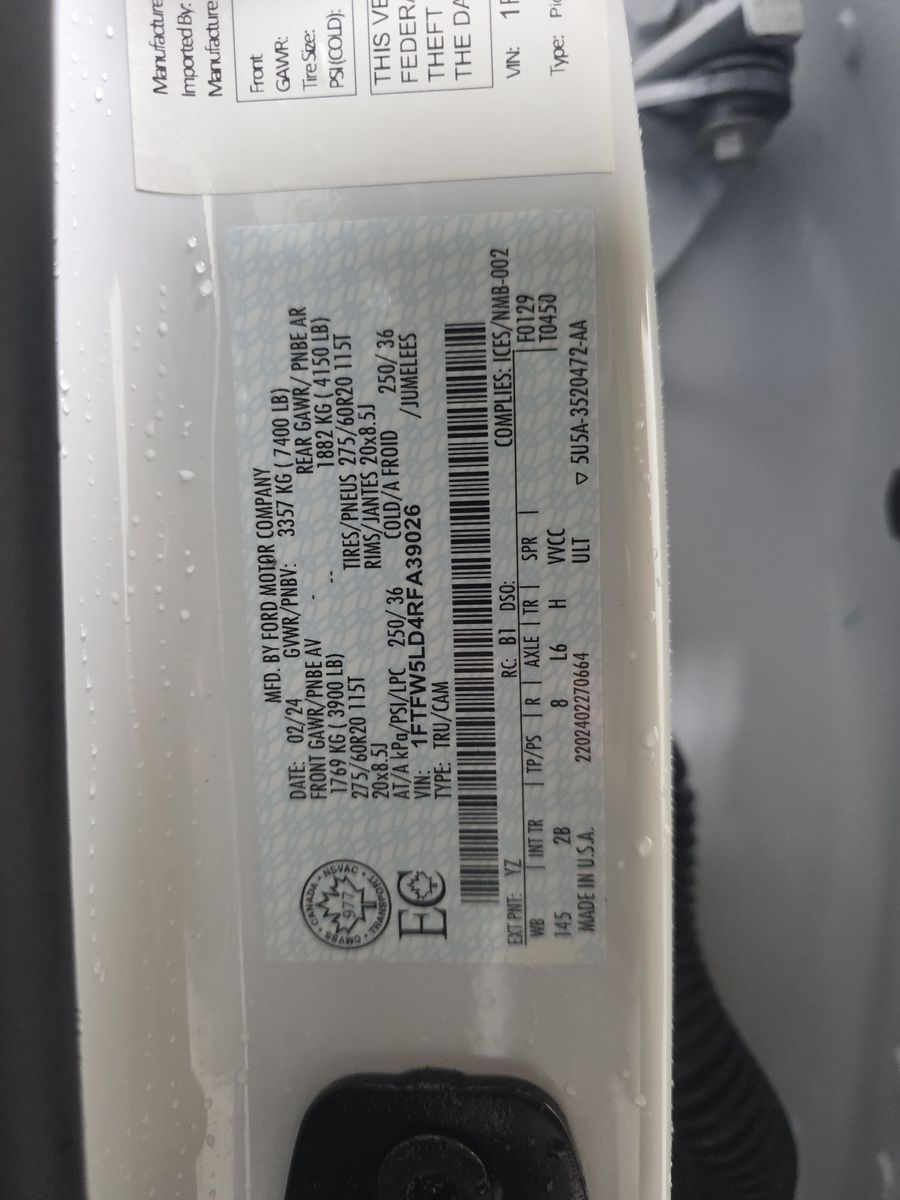 2024 Ford F-150 Hybrid Lariat AWD