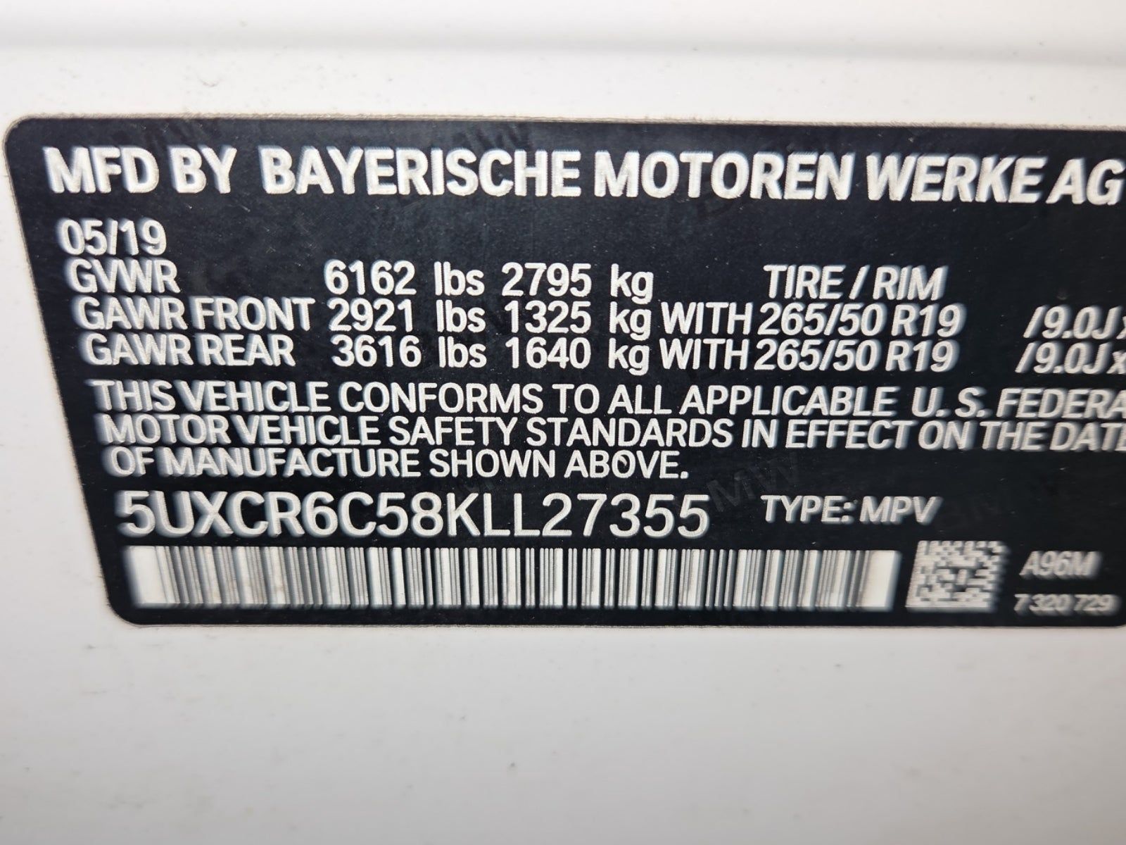 2019 BMW X5 xDrive40i AWD