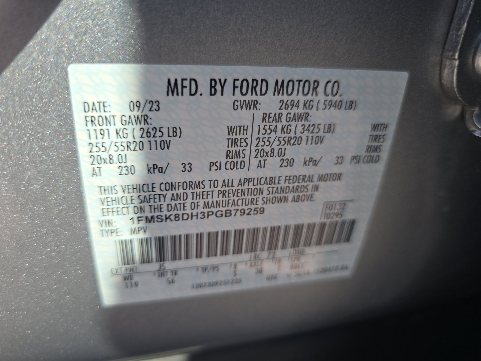 2023 Ford Explorer XLT AWD