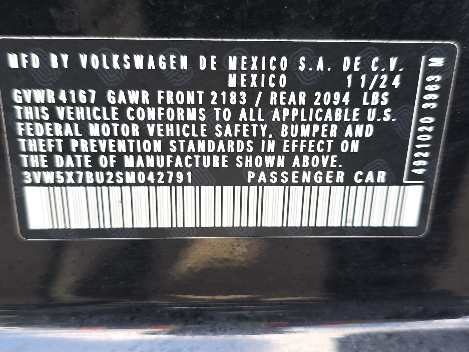 2025 Volkswagen Jetta 1.5T S FWD