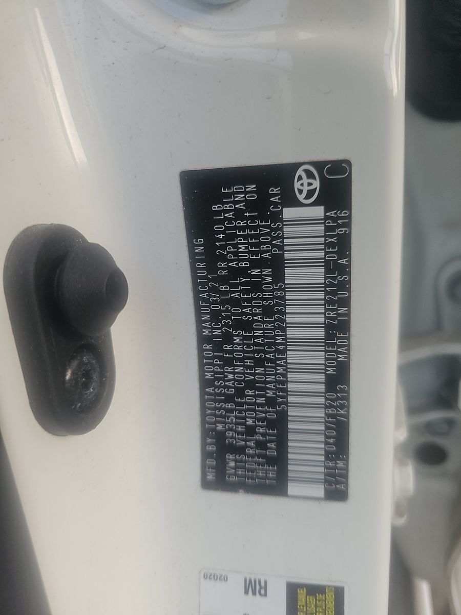 2021 Toyota Corolla LE FWD