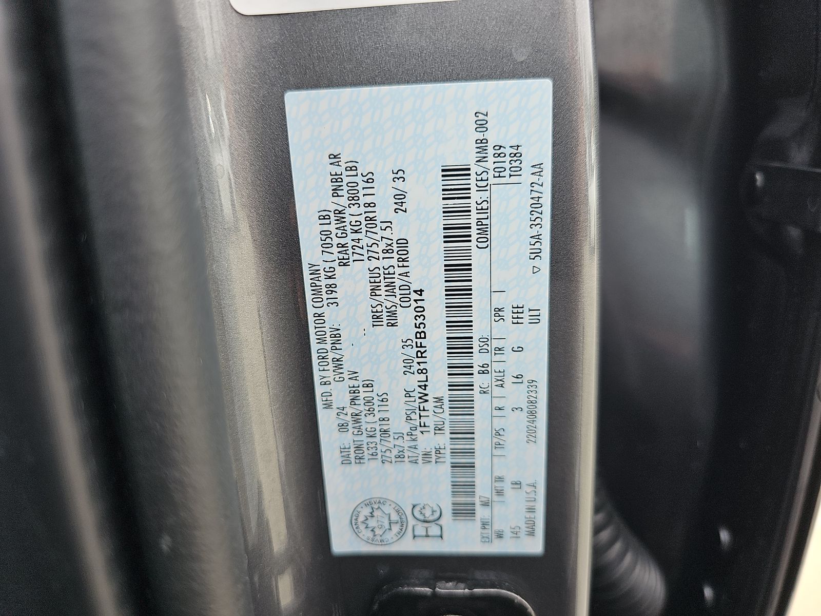 2024 Ford F-150 Tremor AWD