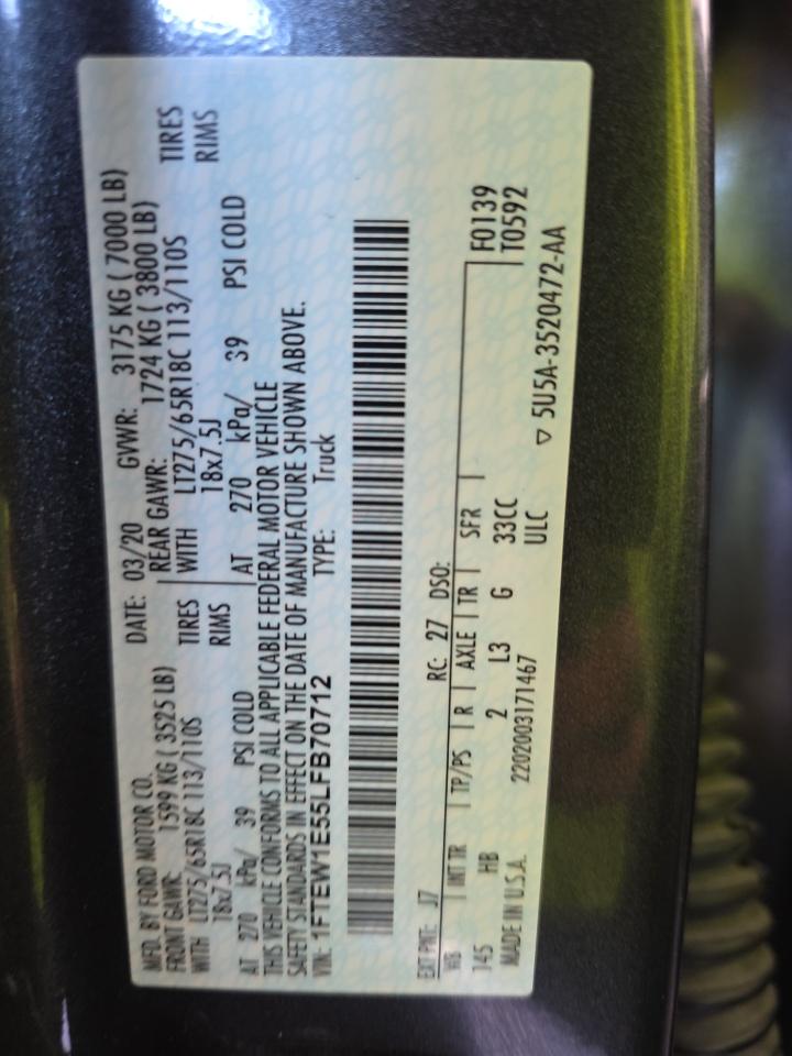 2020 Ford F-150 Lariat AWD