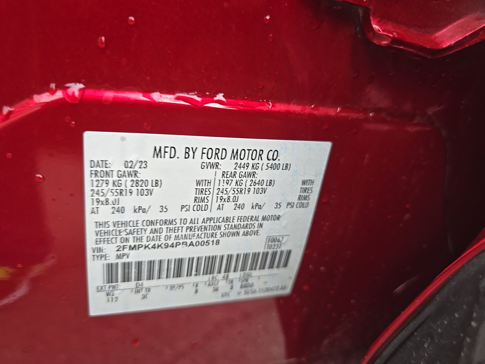 2023 Ford Edge Titanium AWD