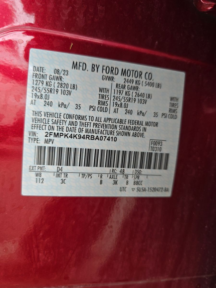 2024 Ford Edge Titanium AWD