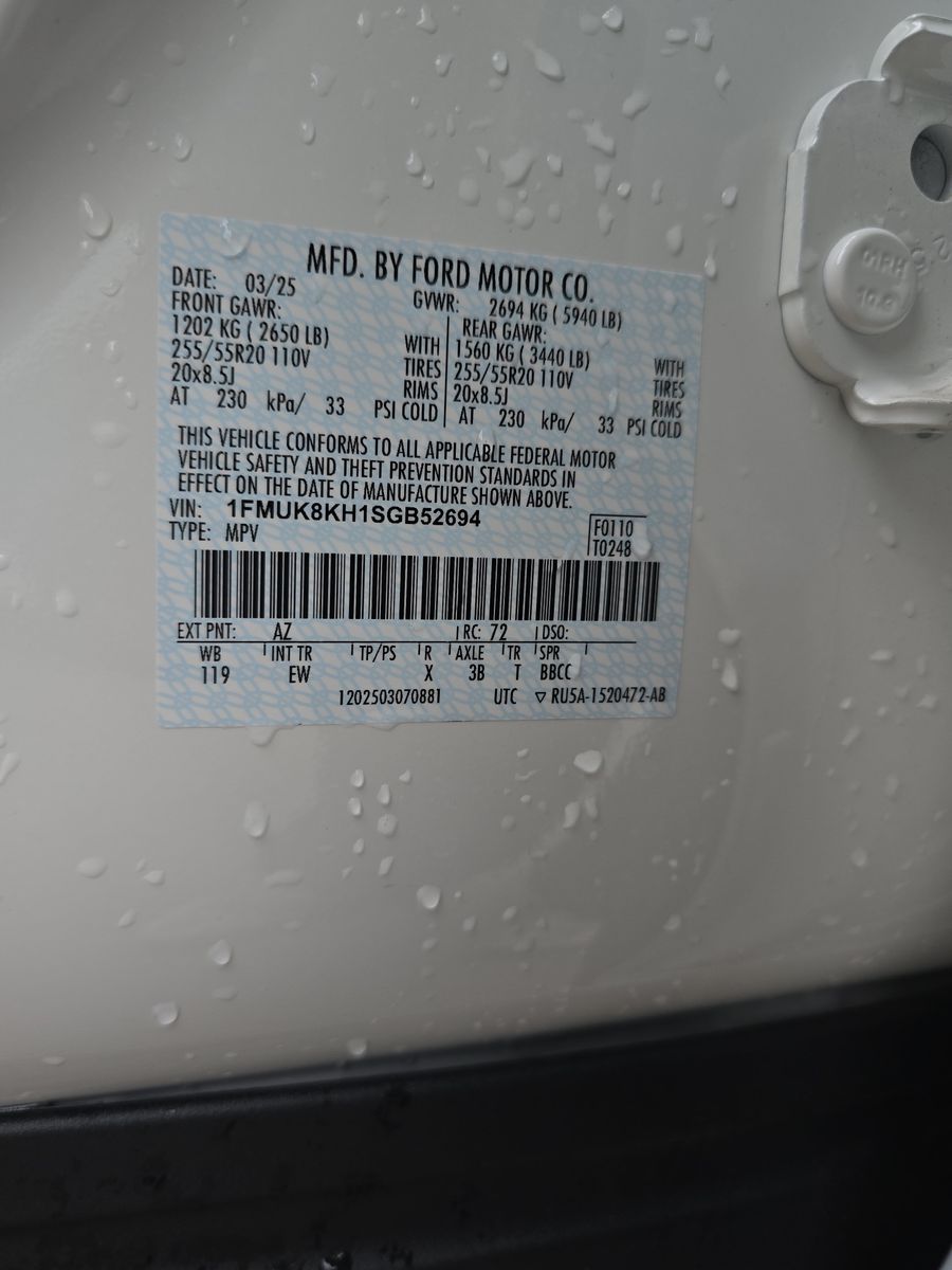 2025 Ford Explorer ST-Line AWD