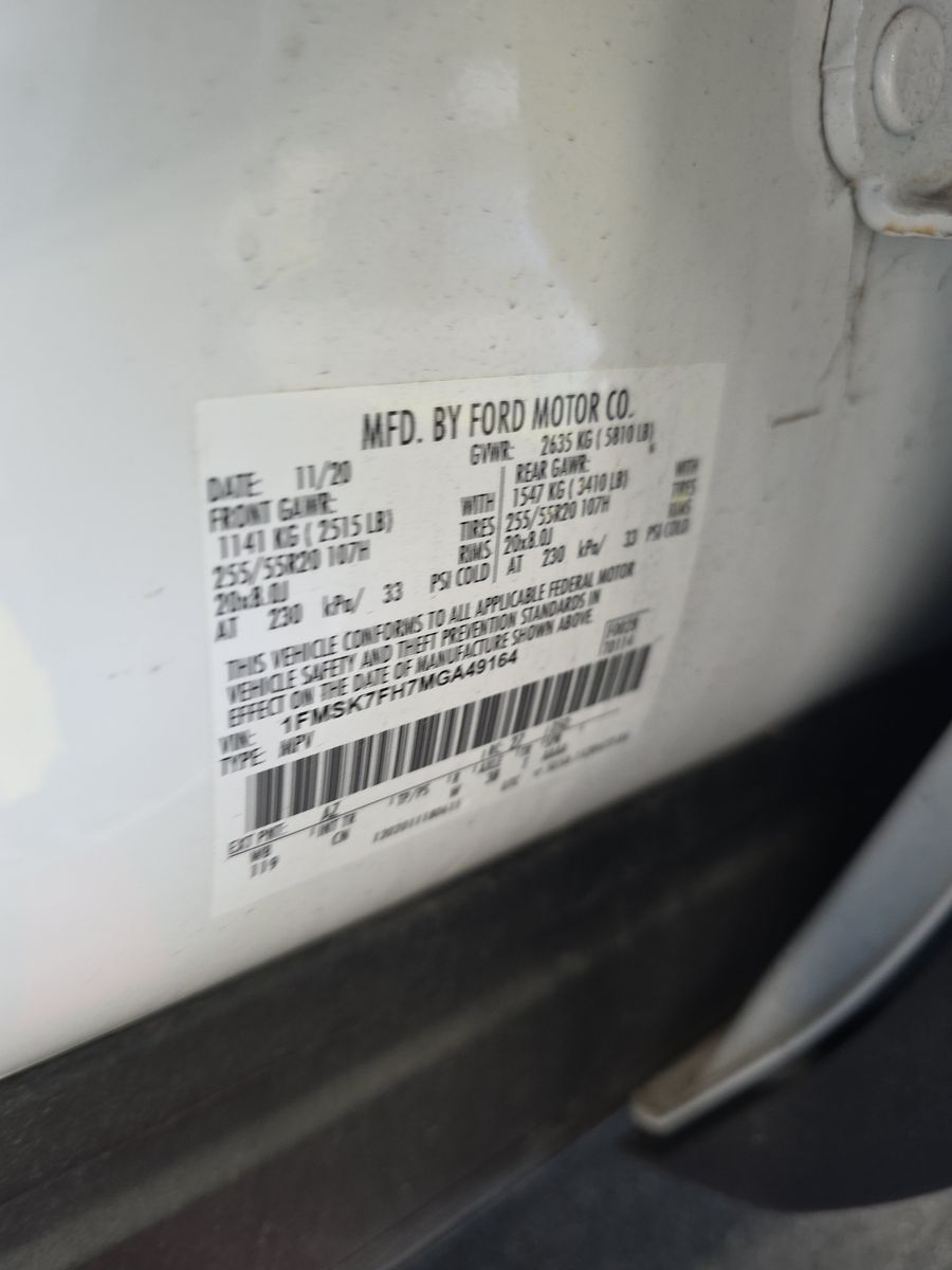 2021 Ford Explorer Limited RWD