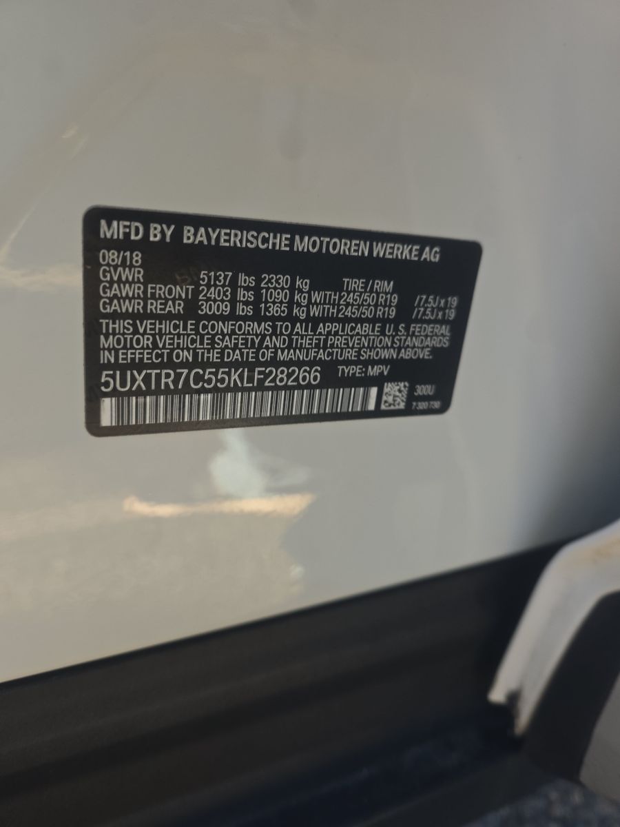 2019 BMW X3 sDrive30i RWD