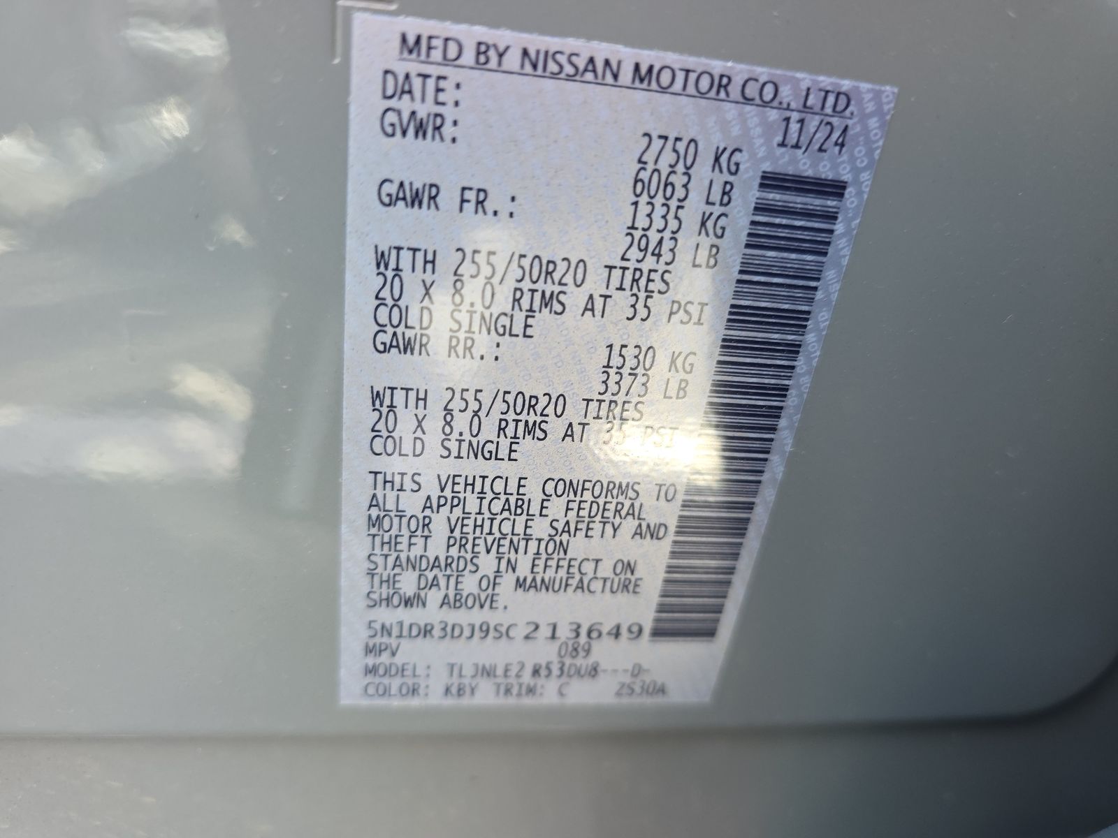 2025 Nissan Pathfinder Platinum AWD