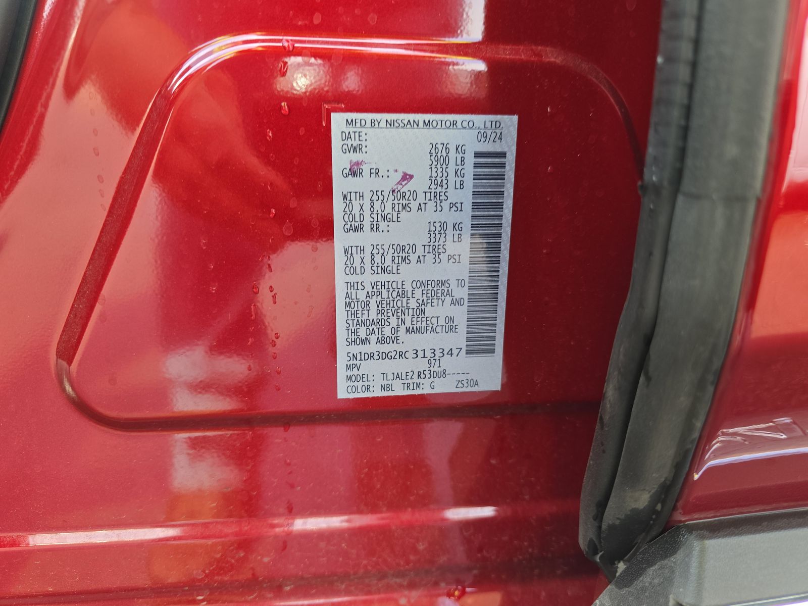 2024 Nissan Pathfinder Platinum FWD