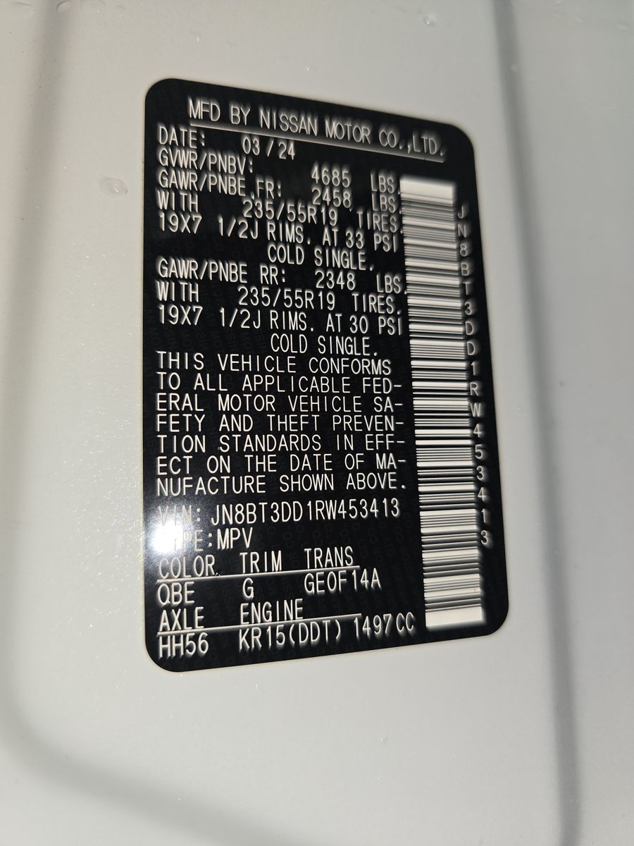 2024 Nissan Rogue Platinum AWD