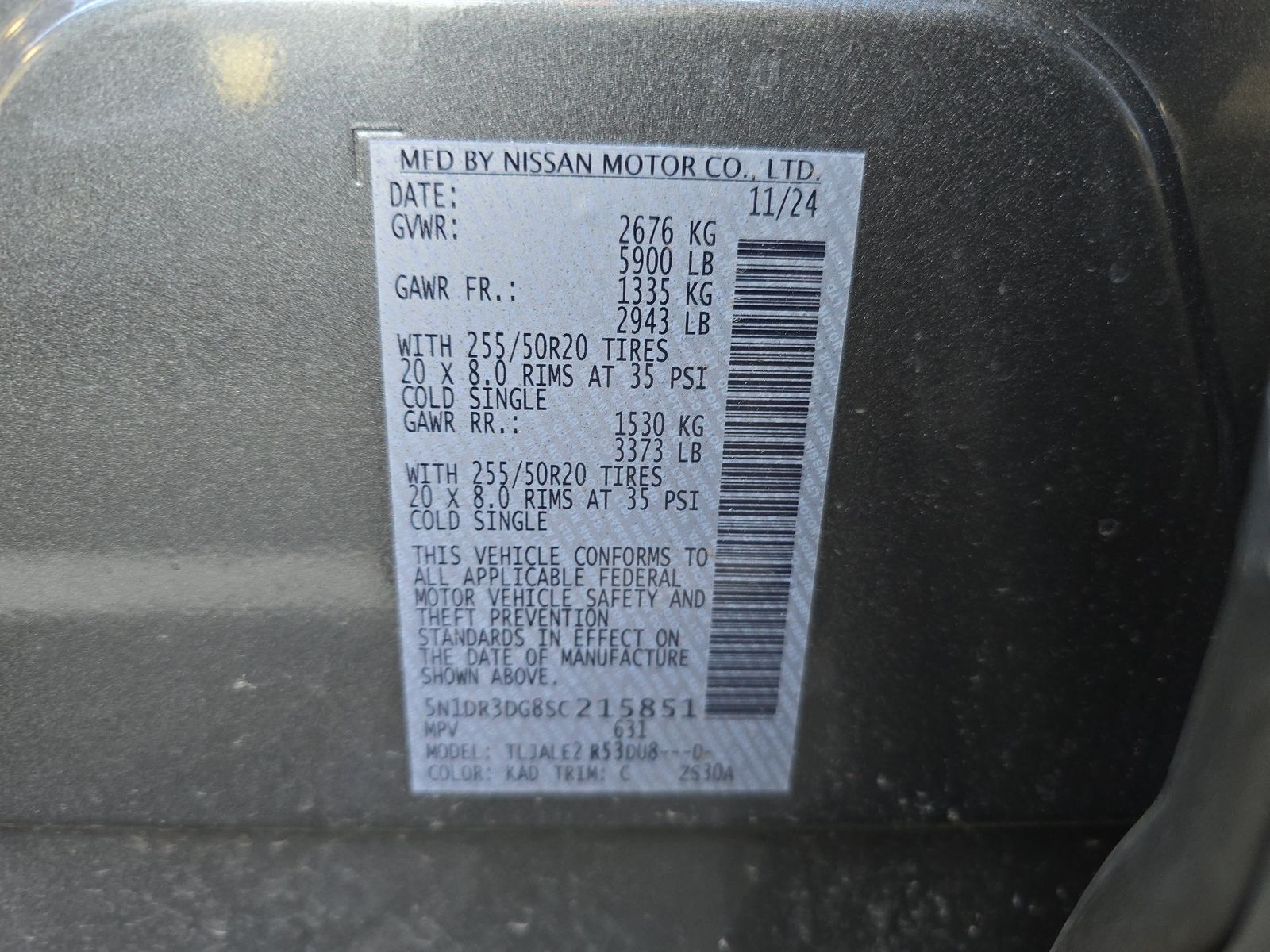 2025 Nissan Pathfinder Platinum FWD