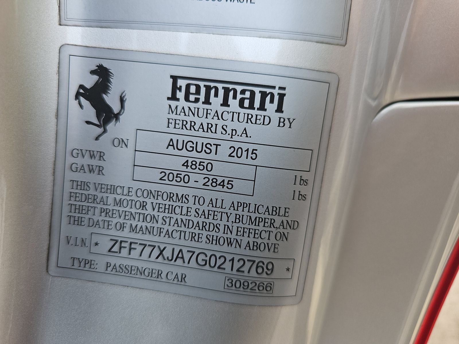 2016 Ferrari California T RWD