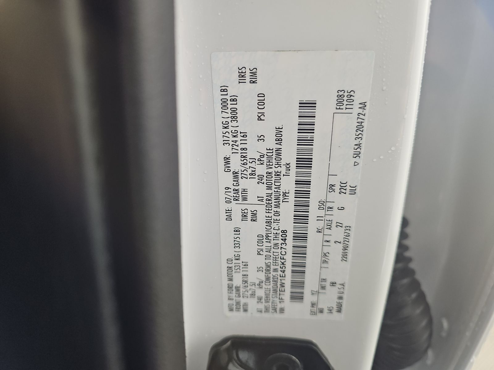 2019 Ford F-150 XLT AWD