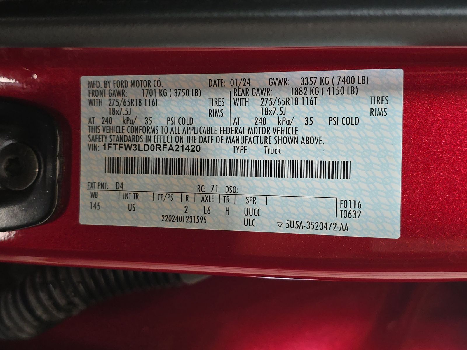 2024 Ford F-150 Hybrid XLT AWD