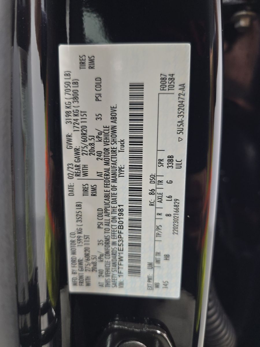 2023 Ford F-150 Lariat AWD