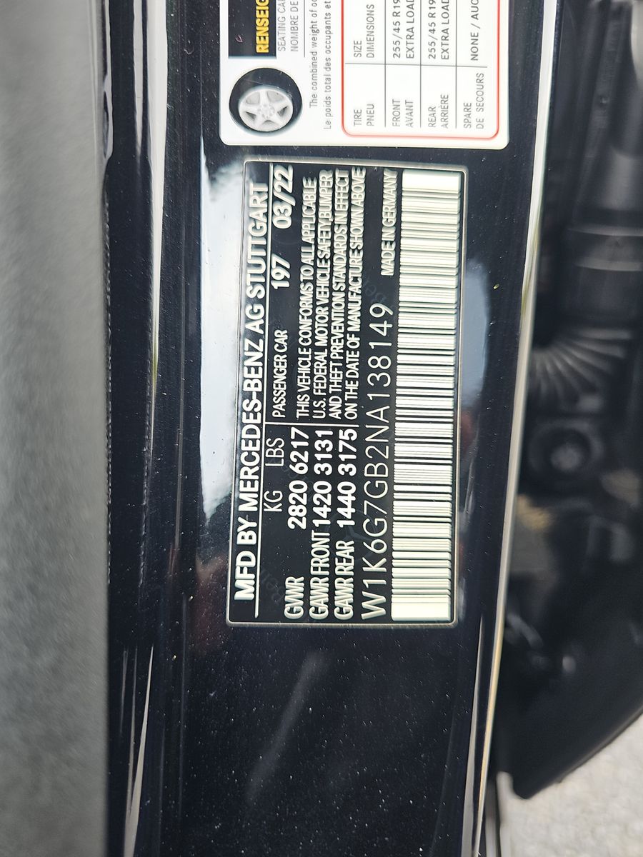 2022 Mercedes-Benz S-Class S 580 AWD