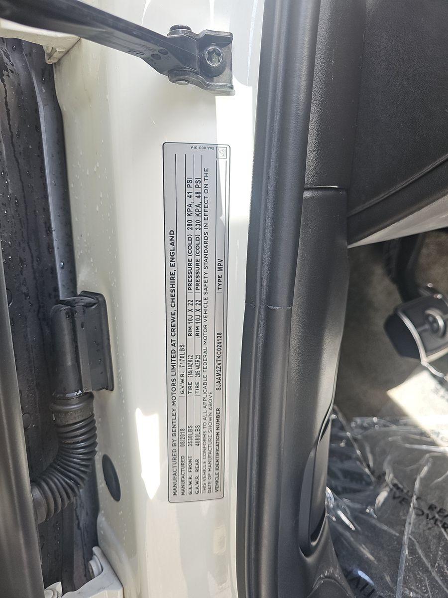 2019 Bentley Bentayga V8 AWD