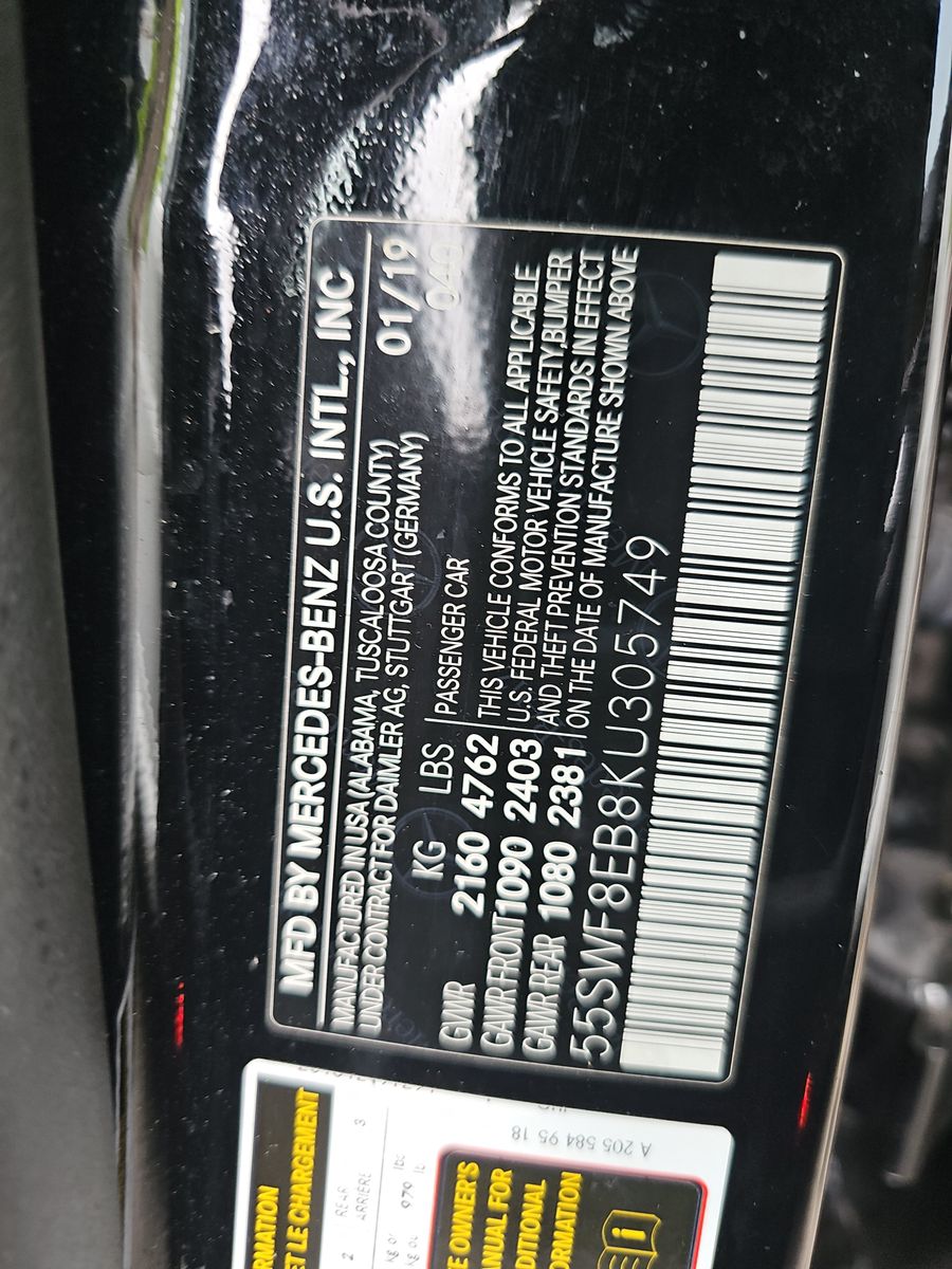 2019 Mercedes-Benz C-Class C 300 AWD