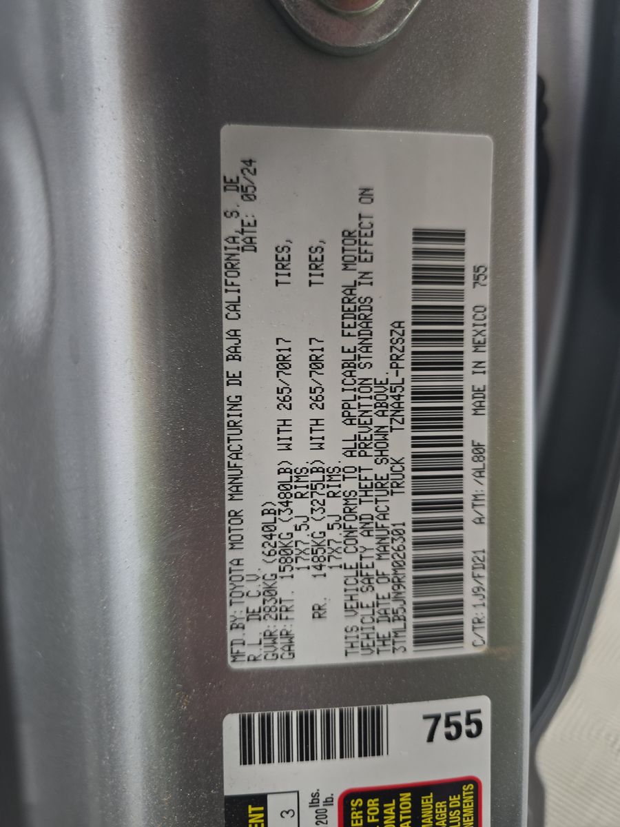 2024 Toyota Tacoma TRD Off-Road AWD