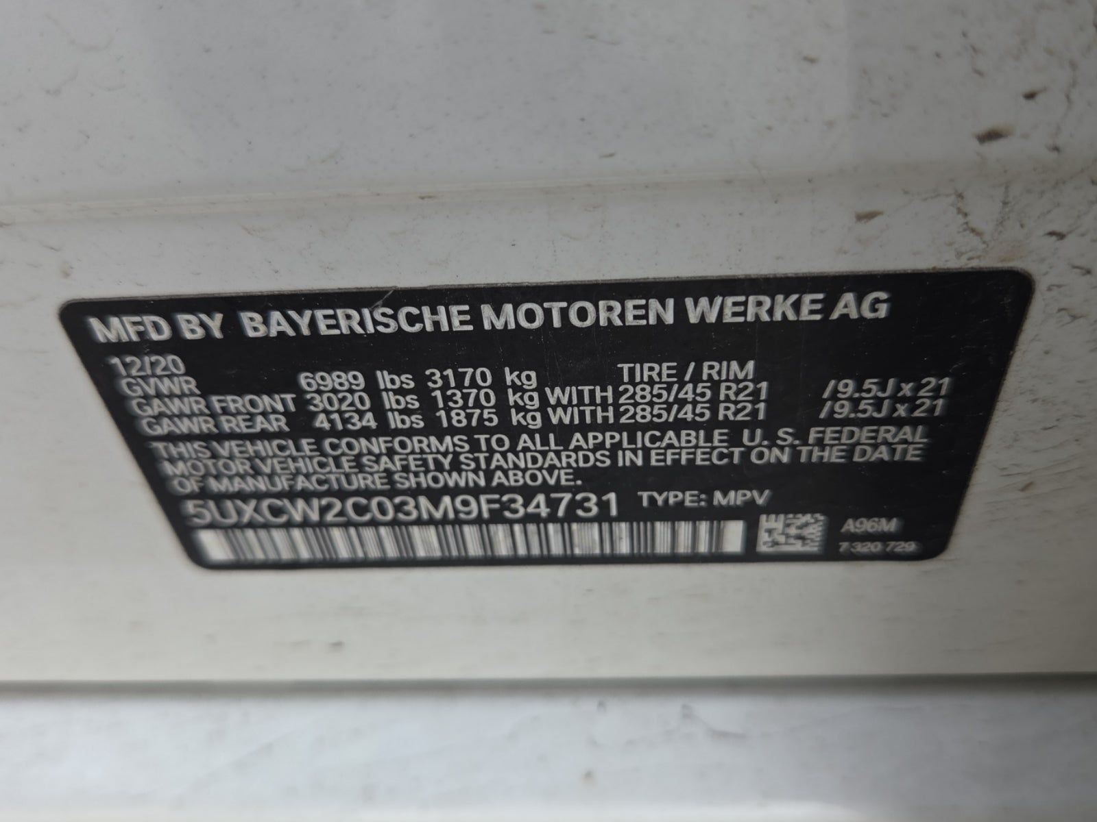 2021 BMW X7 xDrive40i AWD