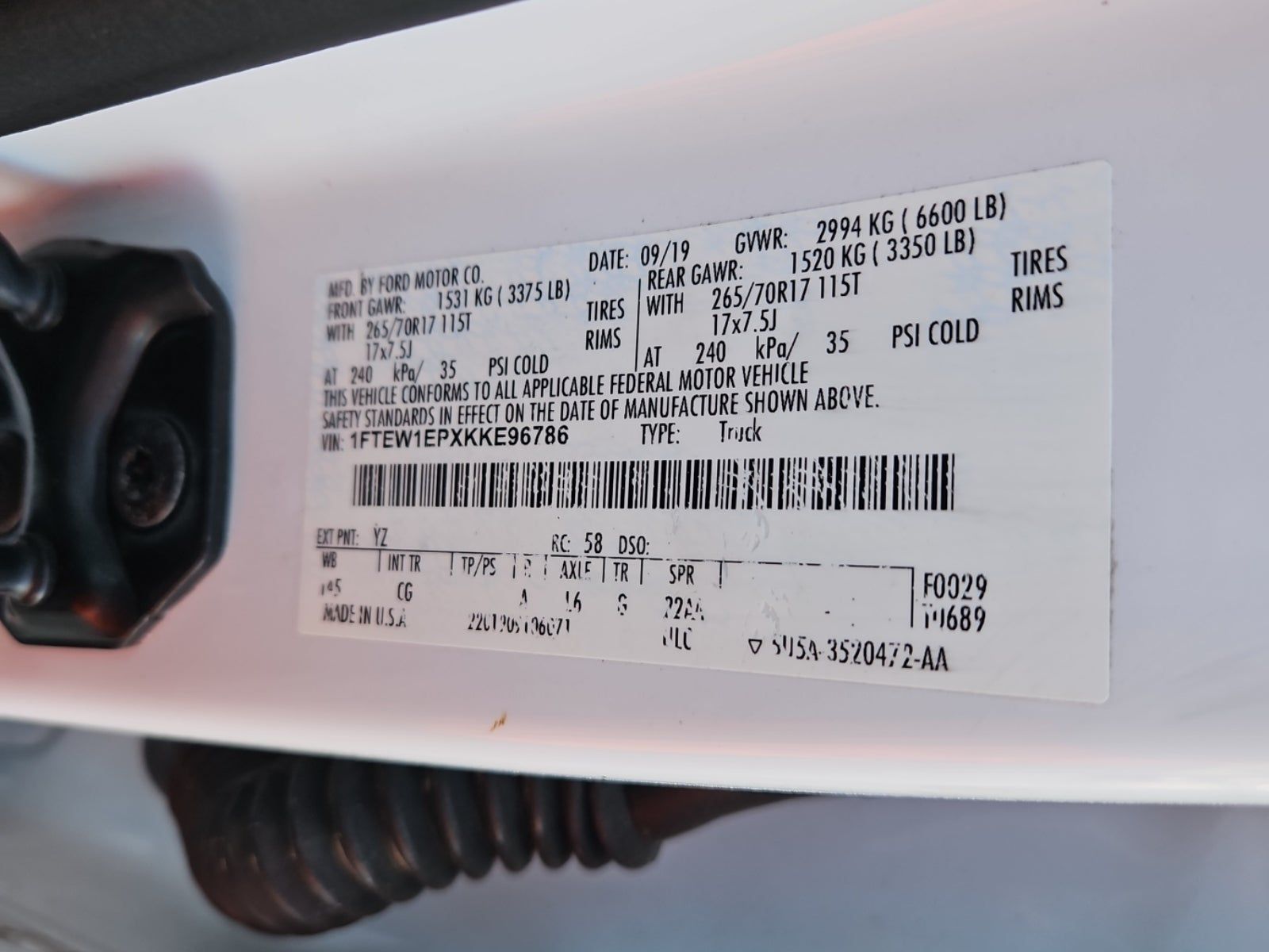 2019 Ford F-150 XL AWD