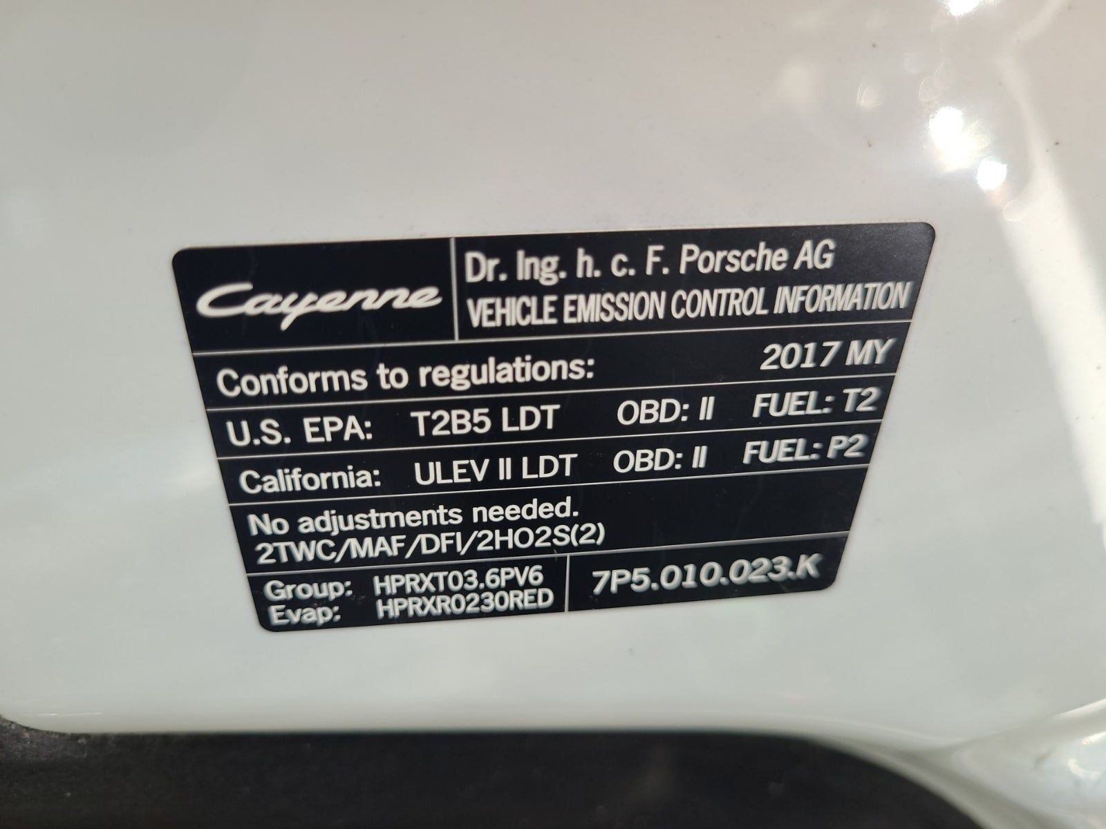 2017 Porsche Cayenne Platinum Edition AWD