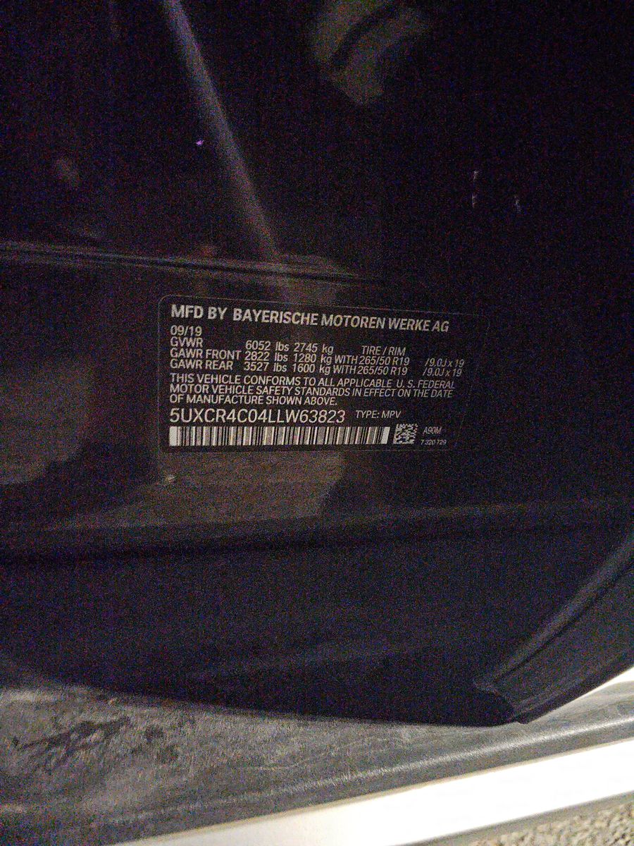 2020 BMW X5 sDrive40i RWD