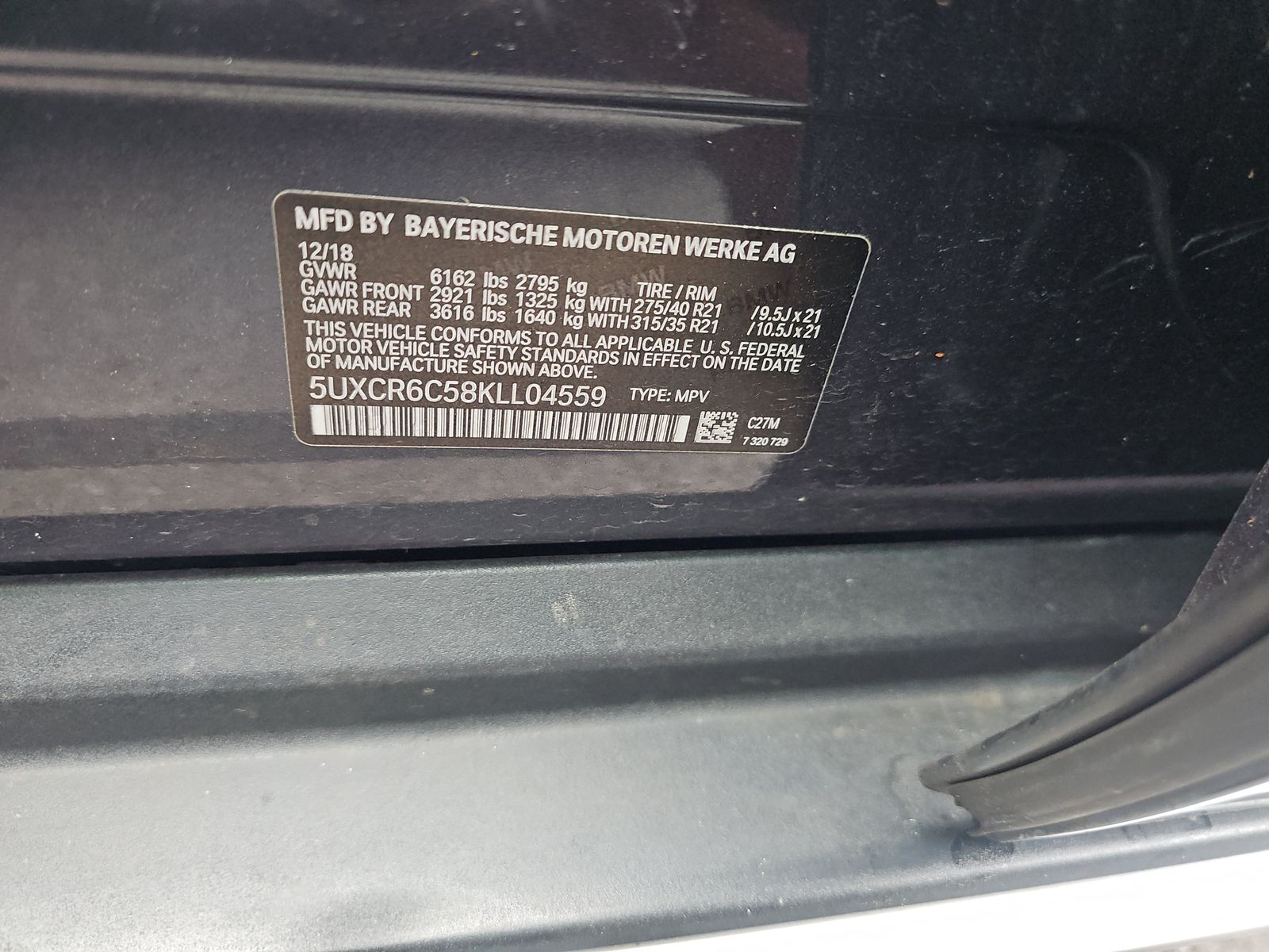 2019 BMW X5 xDrive40i AWD