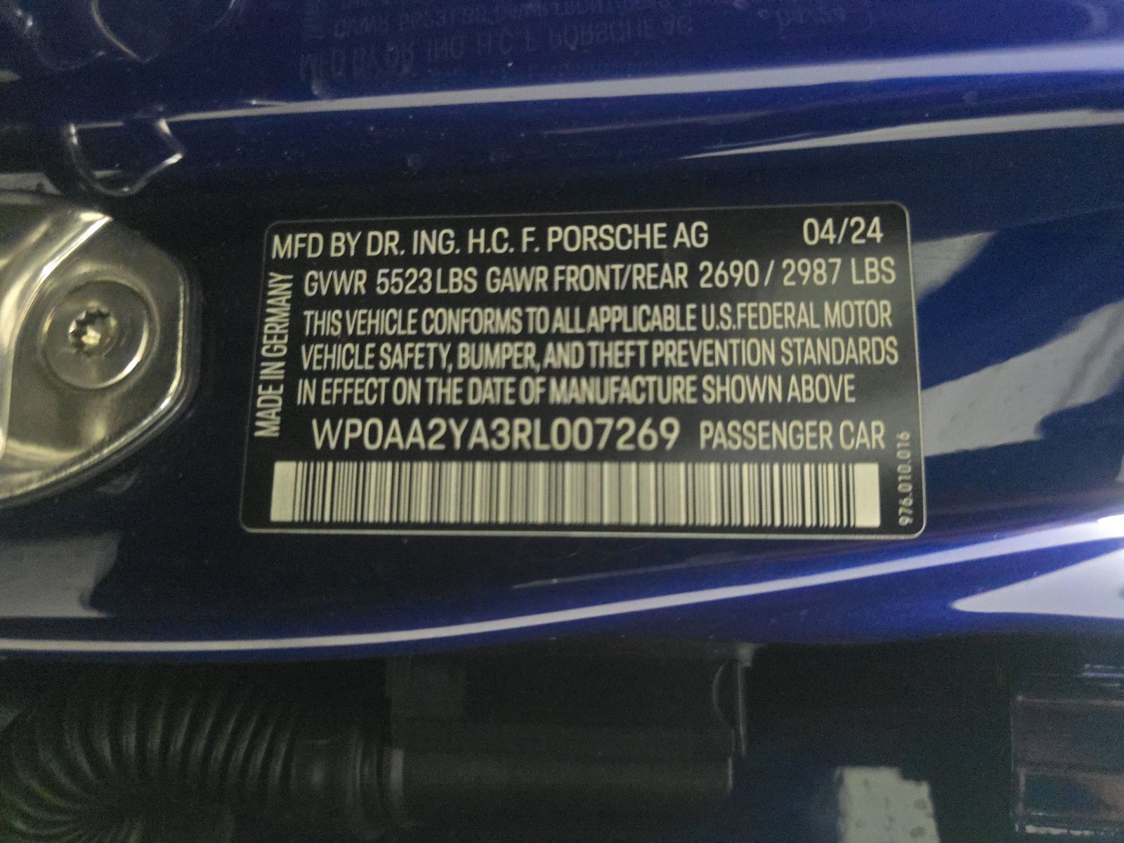 2024 Porsche Panamera Base RWD