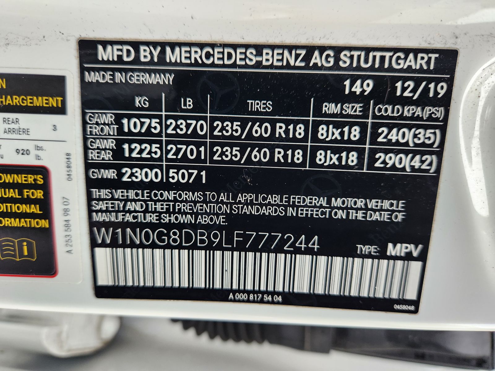 2020 Mercedes-Benz GLC GLC 300 RWD