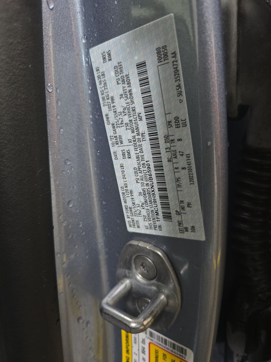 2022 Ford Escape SEL AWD