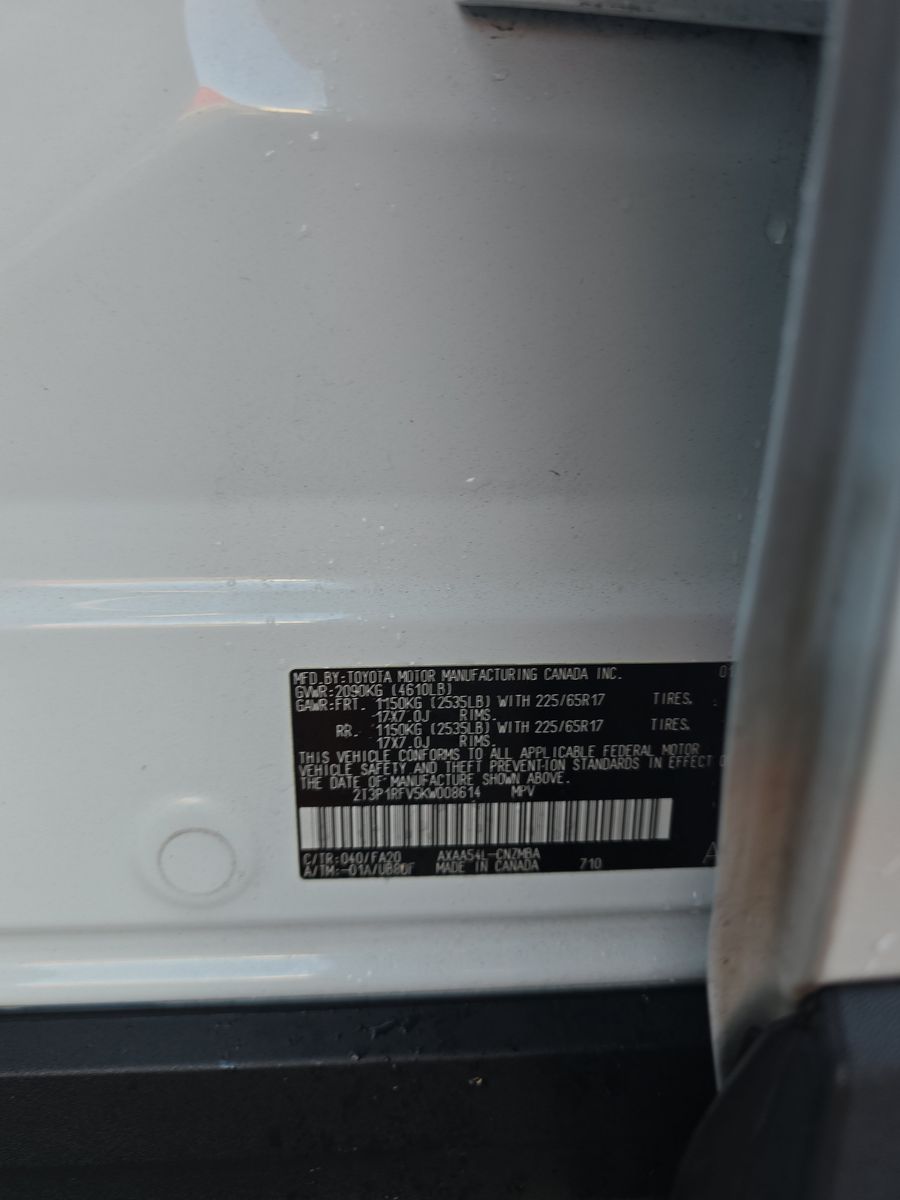 2019 Toyota RAV4 XLE AWD